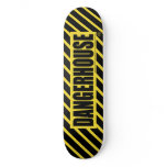 Skateboard Dangerhouse Logo YELLOW