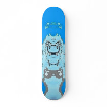 Skateboard Deck Design: Alps Blue