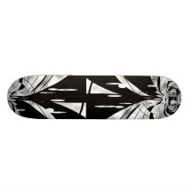 Skateboard Double Black See-Thru