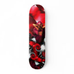 Skateboard Fantasy Art Mermaid In Shell