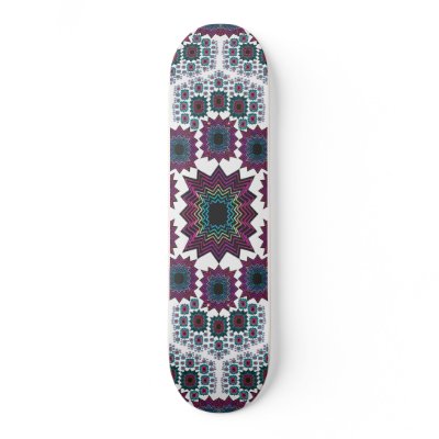 Skateboard: Fractal Explosion: Design #1 by spiritswitchboard