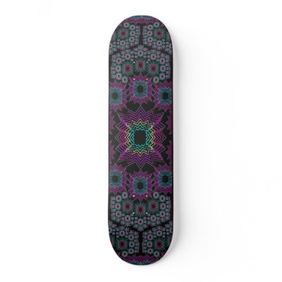 Skateboard: Fractal Explosion: Design #1 by spiritswitchboard