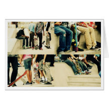 Skateboard Greeting Card