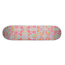 Skateboard In The Pink ZIZZAGO