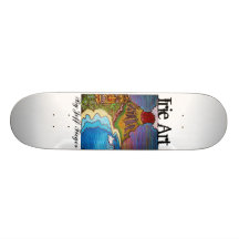 Skateboard- Irie volcano tiki