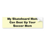 Skateboard Moms Bumper Sticker bumper stickers