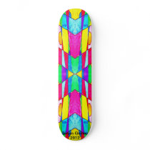 Skateboard MultiGlazed Dots