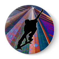 Skateboard on a Building Ray