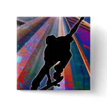 Skateboard on a Building Ray
