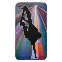 Skateboard on a Building Ray Barely There iPod Covers