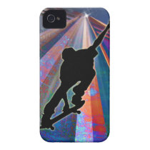 Skateboard on a Building Ray