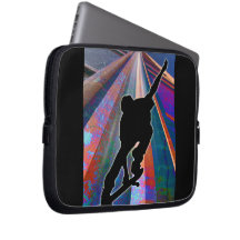 Skateboard on a Building Ray copy Laptop Computer Sleeve
