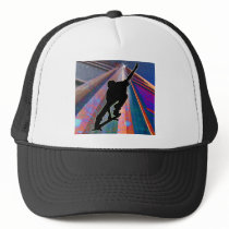 Skateboard on a Building Ray