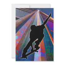 Skateboard on a Building Ray