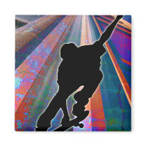 Skateboard on a Building Ray
