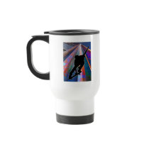 Skateboard on a Building Ray Coffee Mug