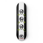 SKATEBOARD PRO OLD LUCKY SKULL by SHIRTAMERICA