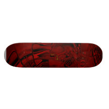 Skateboard Red Hot