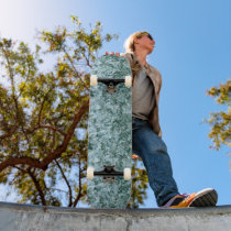 Skateboard- Teal Granite