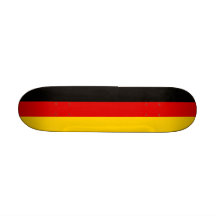 Skateboard with flag of Germany