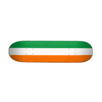 Skateboard with flag of Ireland
