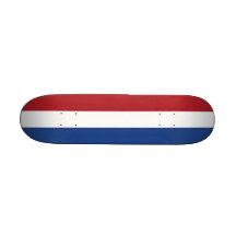 Skateboard with flag of Netherlands