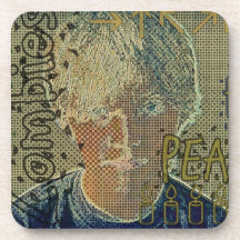 "Skateboard Zombies for Peace" Beverage Coasters