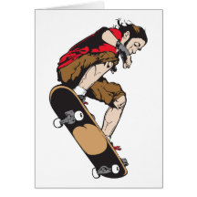 Skateboarder Card