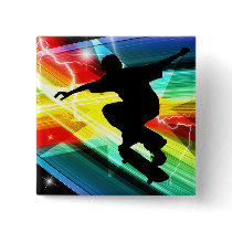 Skateboarder in Criss Cross Lightning
