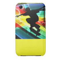 Skateboarder in Criss Cross Lightning