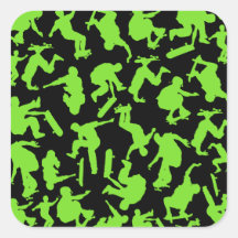Skateboarders Collage Sticker