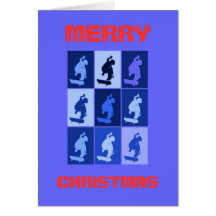 SKATEBOARDING CHRISTMAS CARDS & NOTECARDS