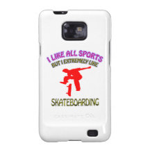 Skateboarding designs galaxy s2 case
