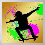 Skateboarding Extream Poster posters