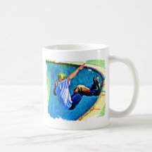 Skateboarding in the Bowl Mug