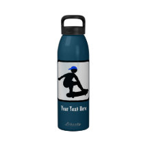 Skateboarding Logo -- Customisable Water Bottle
