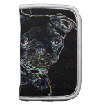 Skateboarding Pug Folio Planner