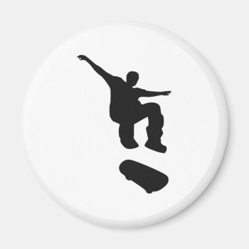 Skateboarding Refrigerator Magnets