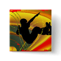 Skateboarding Silhouette in the Bowl