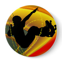 Skateboarding Silhouette in the Bowl