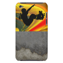 Skateboarding Silhouette in the Bowl iPod Touch Case-Mate Case