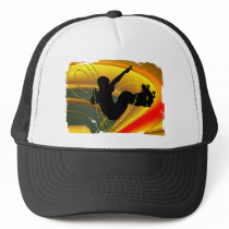 Skateboarding Silhouette in the Bowl