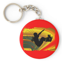 Skateboarding Silhouette in the Bowl