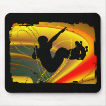 Skateboarding Silhouette in the Bowl