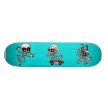 skateboarding skeletons