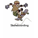 Skateboarding tee shirt
