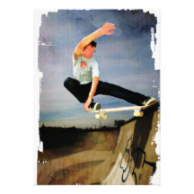 Skateboarding the Wall Custom Announcement