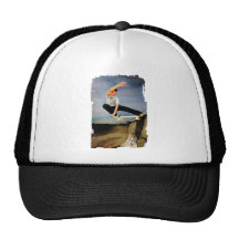 Skateboarding the Wall Hats