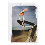 Skateboarding the Wall invitations