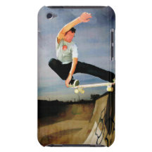 Skateboarding the Wall iPod Touch Cases